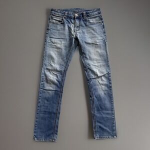 Women's Jeans Size 31 Blue Denim Straight Leg Casual Everyday Jeans